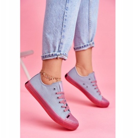 Zapatillas de mujer Big Star Blue Pink FF274260 azul rosado 2