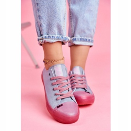 Zapatillas de mujer Big Star Blue Pink FF274260 azul rosado 3