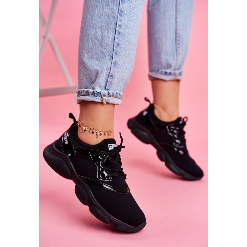 Zapatos Deportivos De Mujer Sneakers Big Star Black FF274932 negro 1