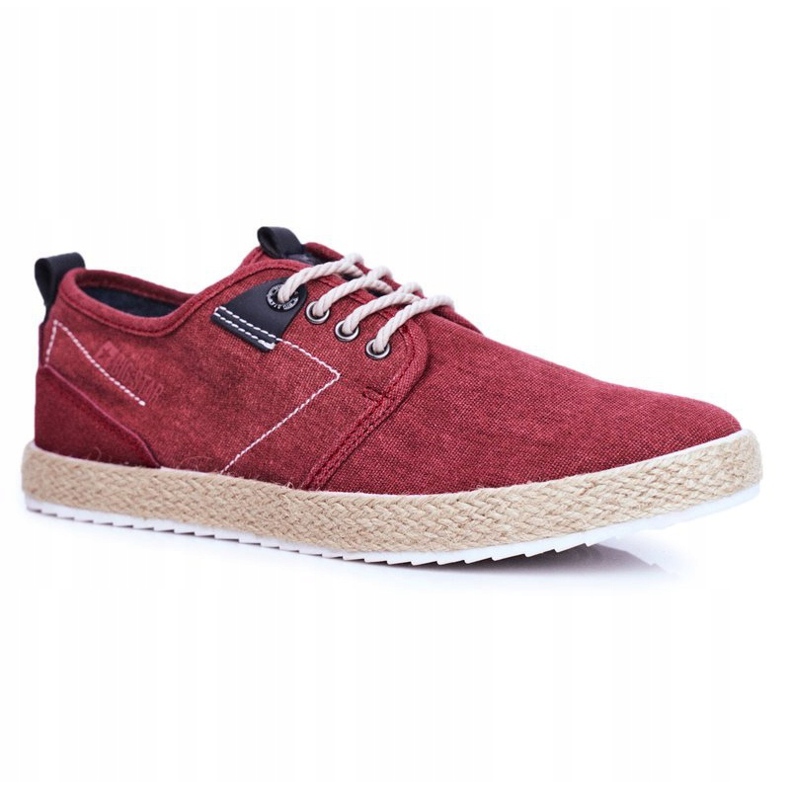 Zapatillas de hombre Big Star Espadrilles Red FF174151 rojo 1