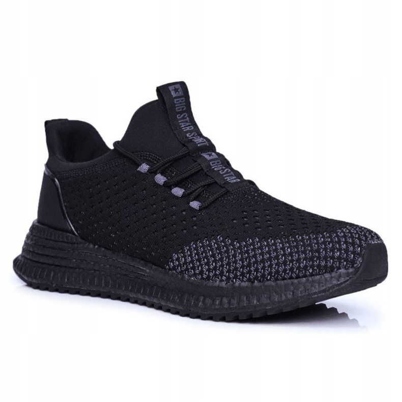 Zapatos Deportivos de Hombre Big Star Black FF174239 negro 1