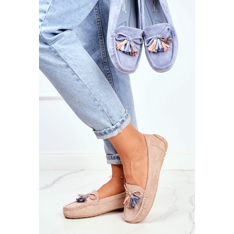 Evento Mocasines Mujer Ante 20PB35-2003 Beige Donna Mia 1