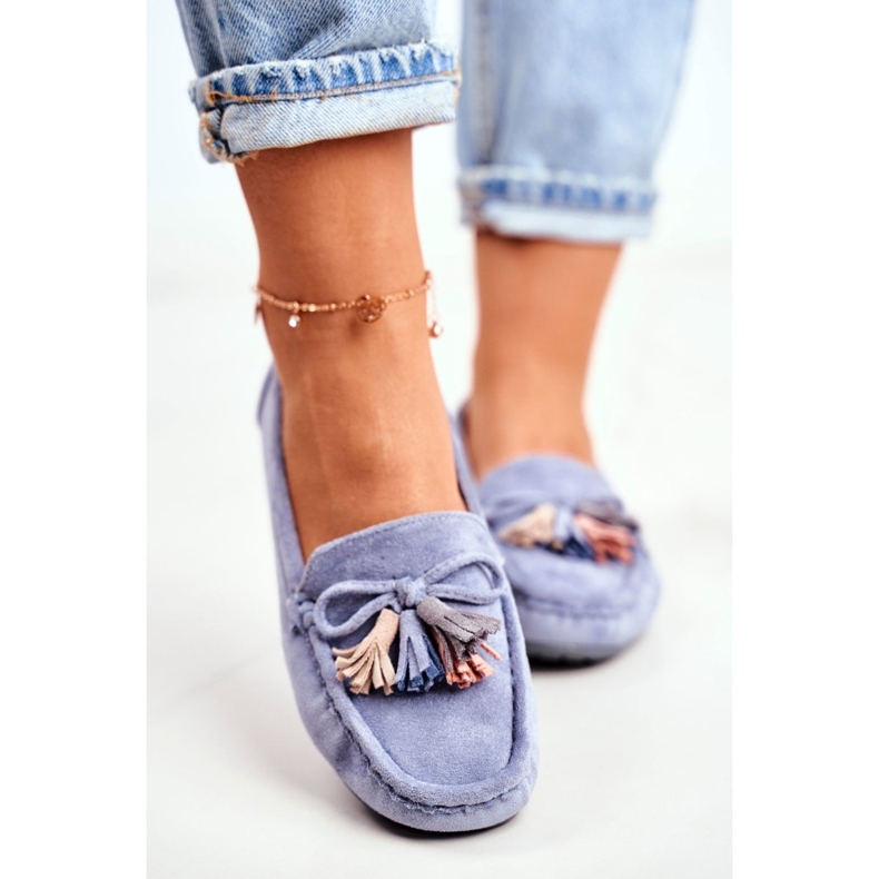 EVE Mocasines Mujer Ante 20PB35-2003 Azul Donna Mia 2