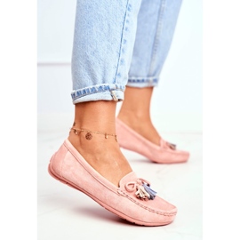 EVE Mocasines Mujer Ante 20PB35-2003 Rosa Donna Mia rosado 2