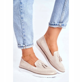 EVE Mocasines Mujer Piel Dorado Amore Mio 1