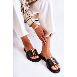 Pantuflas de Mujer Elegantes Negras Nicole Dilmah negro 2