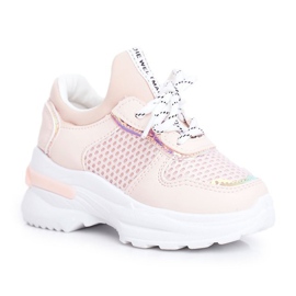 FRROCK Zapatos deportivos para niños Pink Matylda rosado 5