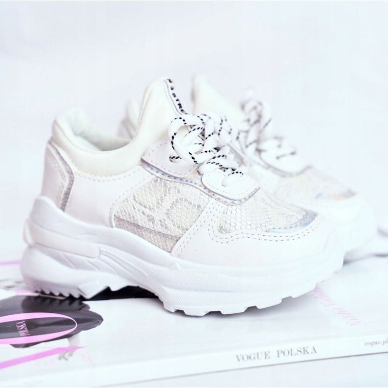 FRROCK Zapatillas Deportivas Infantiles Serpiente Blanca Matylda blanco 1