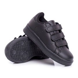 FRROCK Calzado Deportivo Infantil Juvenil Negro Fifi con Velcro 5