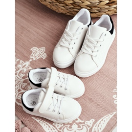FRROCK Calzado deportivo infantil con Velcro Blanco Bilbo negro 7