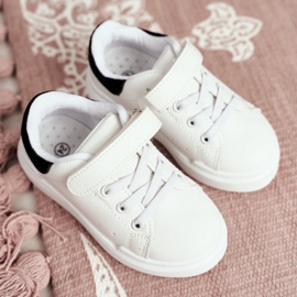 FRROCK Calzado deportivo infantil con Velcro Blanco Bilbo negro 9