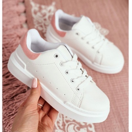 FRROCK Calzado Deportivo Infantil Juvenil Con Velcro Blanco Y Rosa Bilbo rosado 9