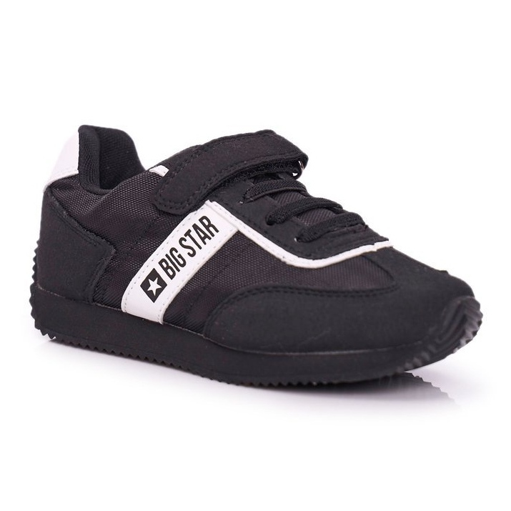 Zapatos Deportivos Infantiles Big Star Con Velcro Negro FF374134 1