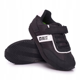 Zapatos Deportivos Infantiles Big Star Con Velcro Negro FF374134 2