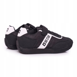 Zapatos Deportivos Infantiles Big Star Con Velcro Negro FF374134 3