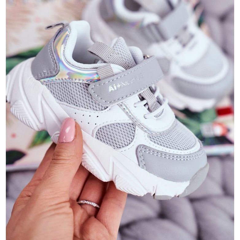 Zapatos deportivos para niños Gris ABCKIDS B011104349 blanco 2