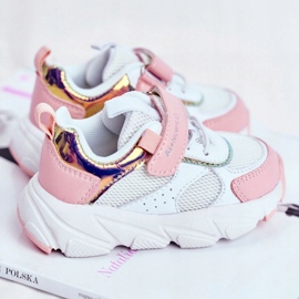 Zapatos deportivos para niños Rosa ABCKIDS B011104349 blanco 3
