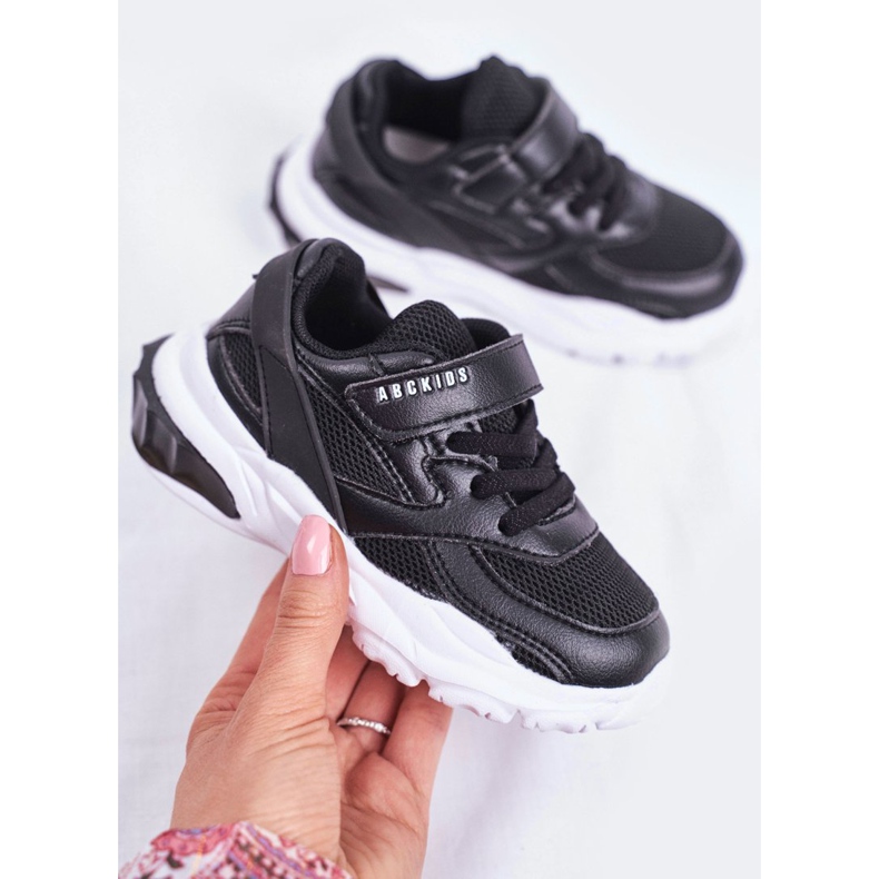 Zapatos deportivos negros para niños Abckids B933204077 2 Zapatos deportivos negros para niños Abckids B933204077 2
