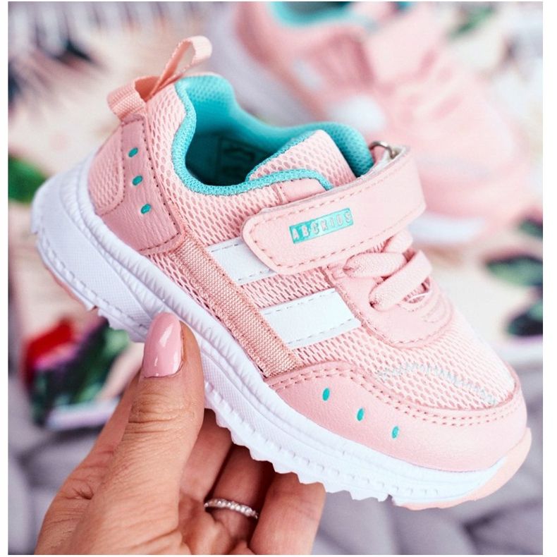 Zapatos deportivos para niños rosas ABCKIDS B933104083 2