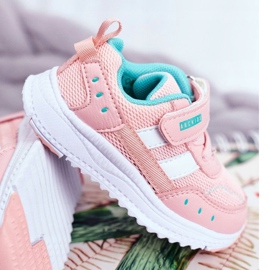 Zapatos deportivos para niños rosas ABCKIDS B933104083 rosado 3