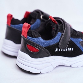ABCKIDS Black and Navy Blue Children's Sports Shoes Abcids B932104063 negro 3