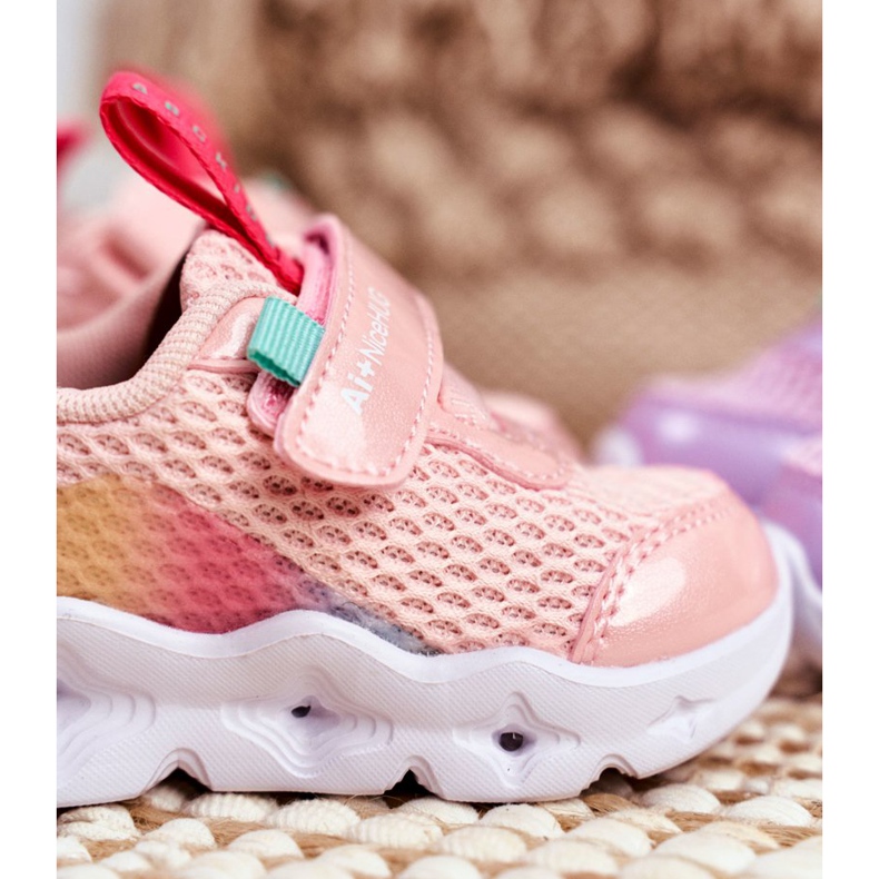 ABCKIDS POLAND Sp. z o.o. Zapatos deportivos para niños en rosa brillante Abckids B011105220 rosado 2 ABCKIDS POLAND Sp. z o.o. Zapatos deportivos para niños en rosa brillante Abckids B011105220 rosado 2