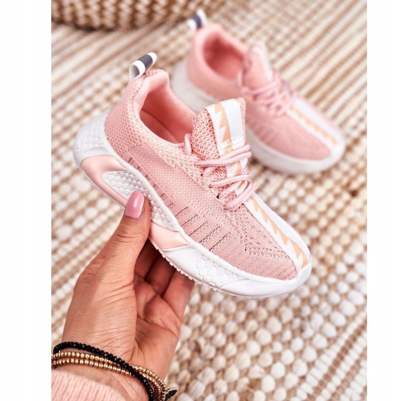 FRROCK Calzado Deportivo Infantil Puntada Rosa rosado 1