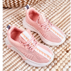 FRROCK Calzado Deportivo Infantil Puntada Rosa rosado 2