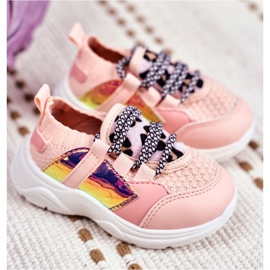 FRROCK Zapatillas deportivas rosa Velma para niños 2