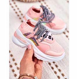 FRROCK Zapatillas deportivas rosa Velma para niños rosado 4