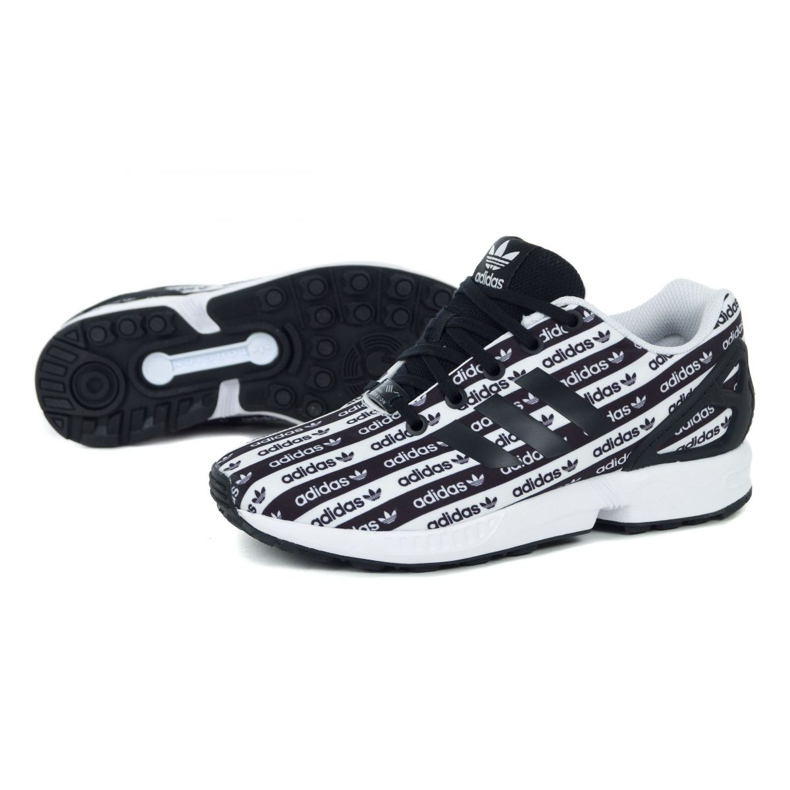 Zapatillas Adidas Zx Flux Jr EG4117 blanco negro 1