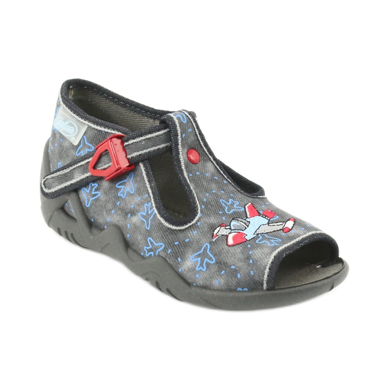 Calzado infantil befado 217P099 gris multicolor 2