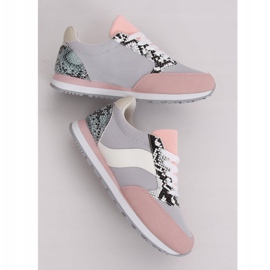 Zapatillas deportivas de mujer BL203 Gris multicolor 2