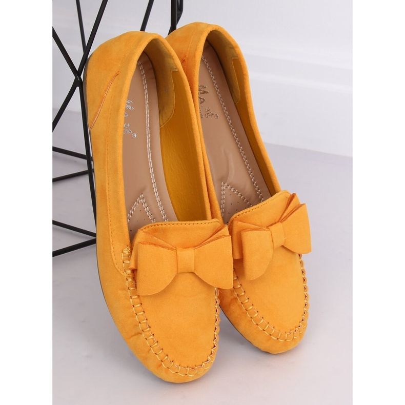 Mocasines mujer miel B2020-6 Amarillo 1