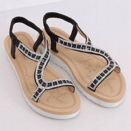 Sandalias de mujer negras HD-129 Negras negro 3
