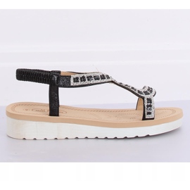 Sandalias de mujer negras HD-129 Negras negro 4