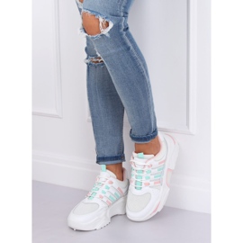 Blanco LV113P Zapatillas deportivas rosa 4