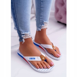 Pantuflas de Mujer Chanclas Big Star White DD274A245 blanco 3