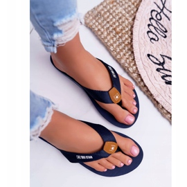 Pantuflas de Mujer Chanclas Big Star Azul Marino DD274A254 3
