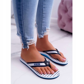 Pantuflas de Mujer Chanclas Big Star Azul Marino DD274A250 1