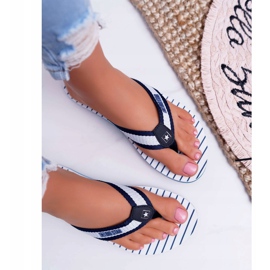 Pantuflas de Mujer Chanclas Big Star Azul Marino DD274A250 2