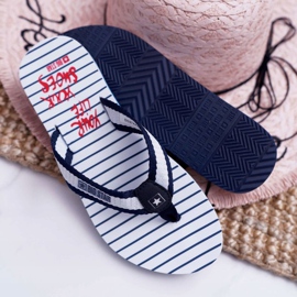 Pantuflas de Mujer Chanclas Big Star Azul Marino DD274A250 4