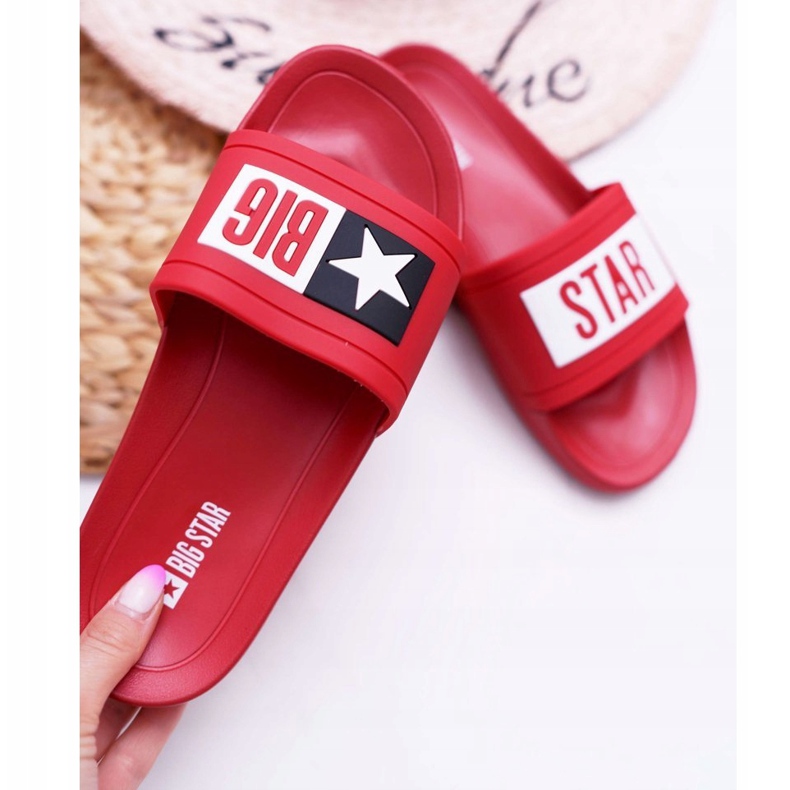 Pantuflas de Mujer Big Star Red DD274A267 rojo 1 Pantuflas de Mujer Big Star Red DD274A267 rojo 1