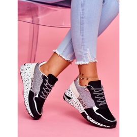 Zapatillas Deportivas Mujer Suela Gruesa Negra Nokien negro 3