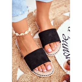 FRJ Pantuflas Clásicas Mujer Ante Negro Look At Me 1
