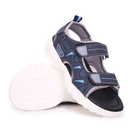 FRROCK Sandalias Infantil Niño Niño Con Velcro Azul Marino Pelgro 3