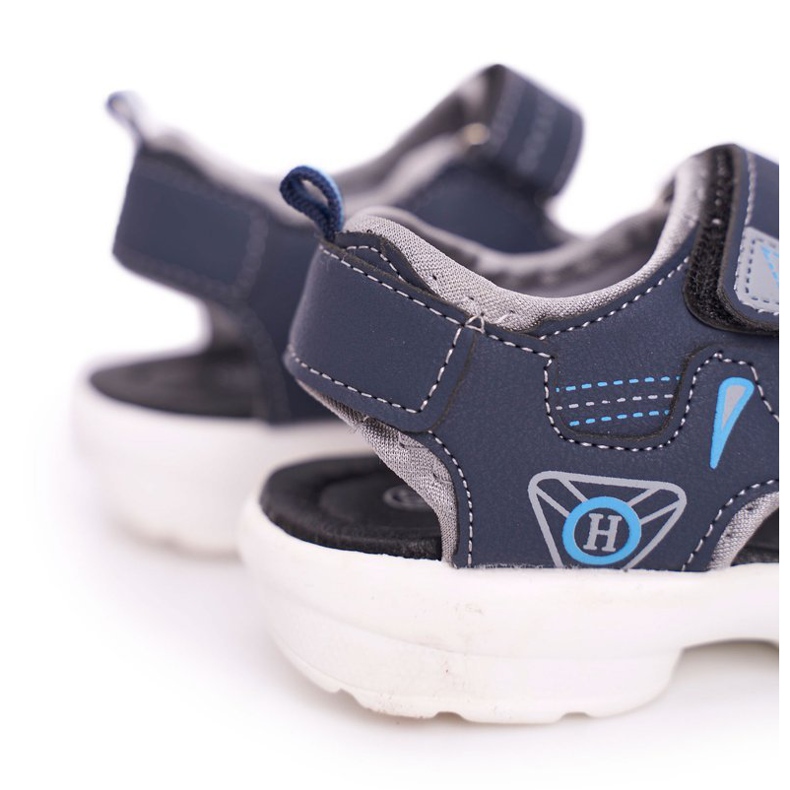 FRROCK Sandalias Infantil Niño Niño Con Velcro Azul Marino Pelgro 1