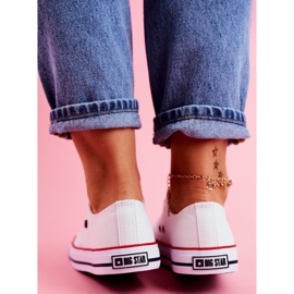 Zapatillas blancas Big Star para mujer T274022 blanco 3