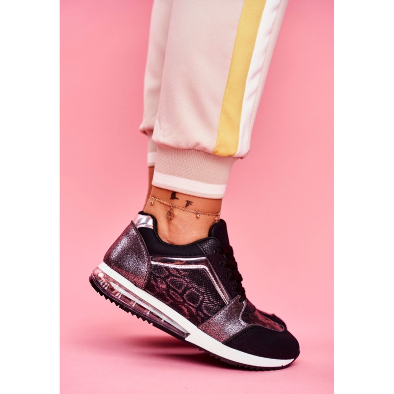 SEA Zapatos Deportivos De Mujer Zapatillas Negras Helly negro 2