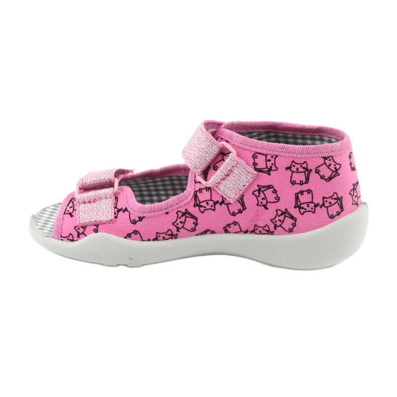 Calzado infantil befado 242P103 negro rosa 2